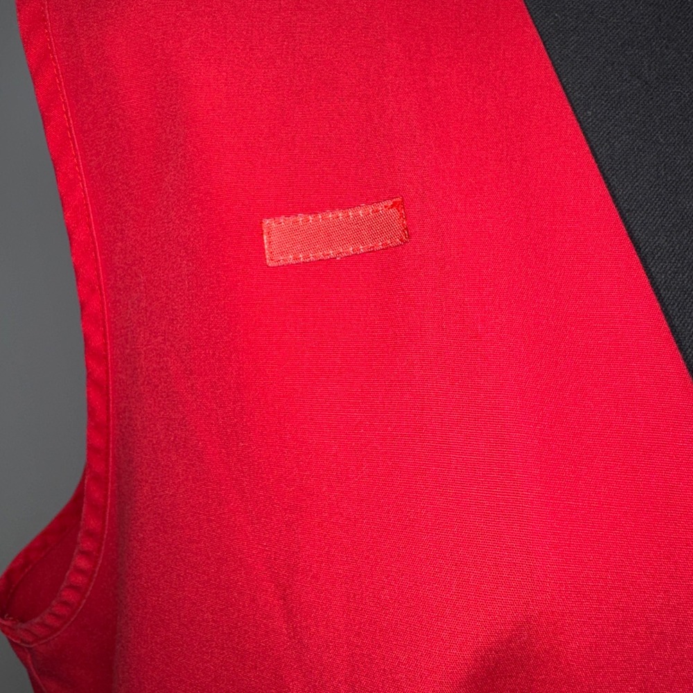 Vintage Kmart Employee Uniform Vest Red Todd Uniforms Size 1X Retro Retail Logo - Picture 4 of 15